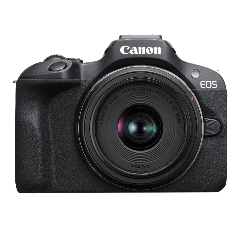 Canon EOS R100 RF-S18-45mm F4.5-6.3 IS STM and RF-S55-210mm F5-7.1 IS STM Two-Lens Kit - view 2