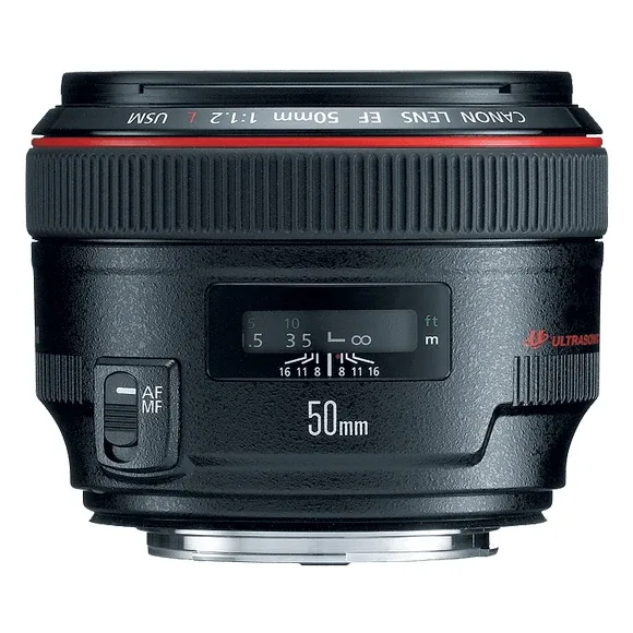 Canon EF 50mm f/1.2L USM Lens - view 2