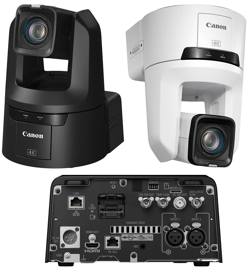 Canon CR-N700 4K PTZ Camera with 15x Zoom (White) by Canon at B&C Camera