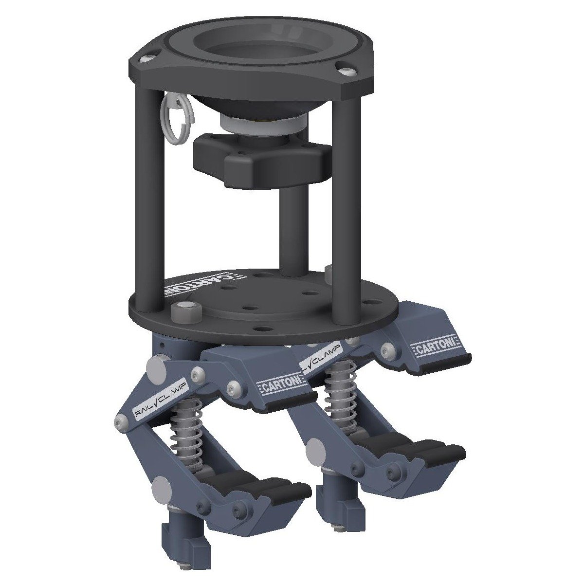 Cartoni Rail Clamp for 75/100mm Bowl Base Heads (AH905) - view 3