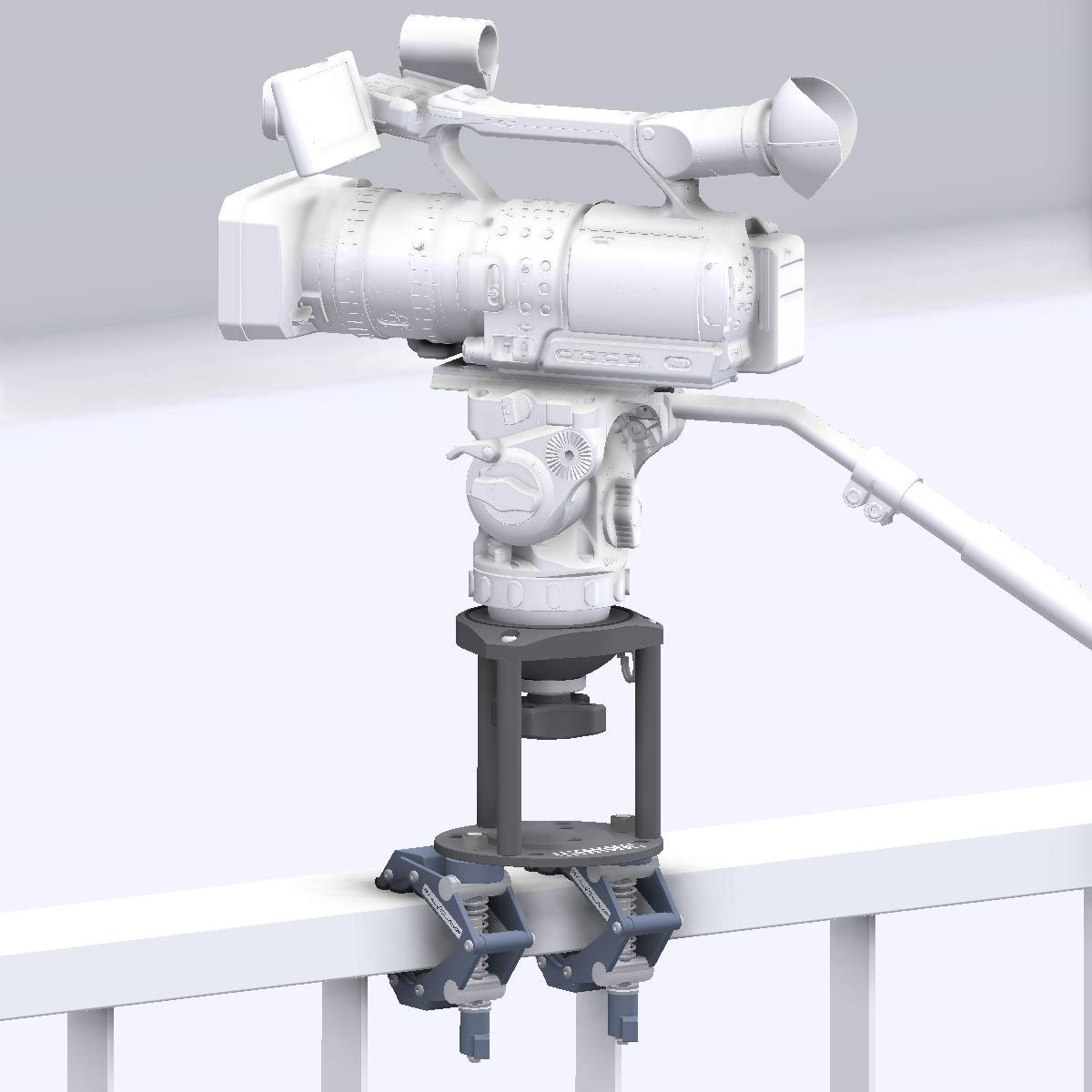 Cartoni Rail Clamp for 75/100mm Bowl Base Heads (AH905) - view 4
