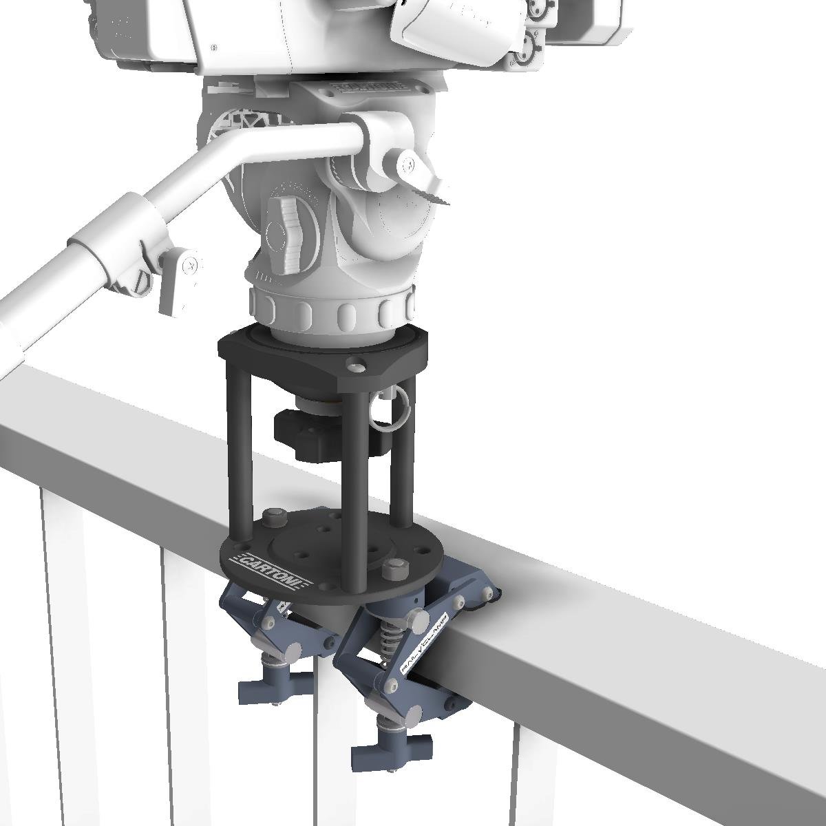 Cartoni Rail Clamp for 75/100mm Bowl Base Heads (AH905) - view 5