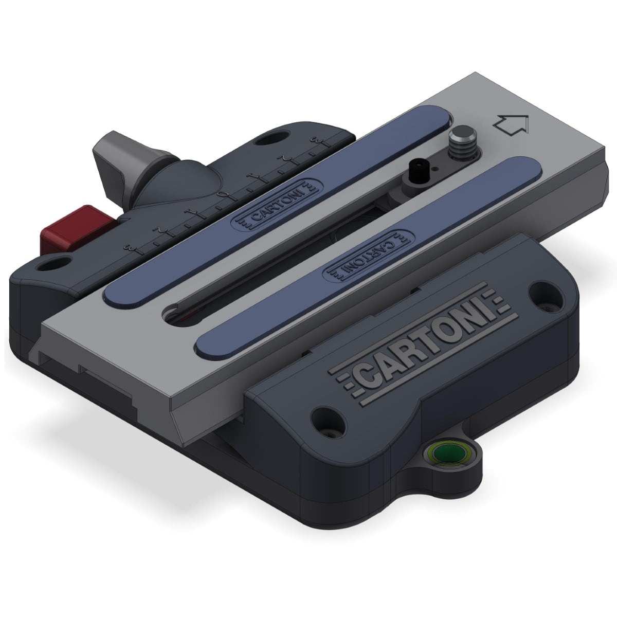 Cartoni AH923 Universal Sliding Plate Assembly for Focus 8 - view 2