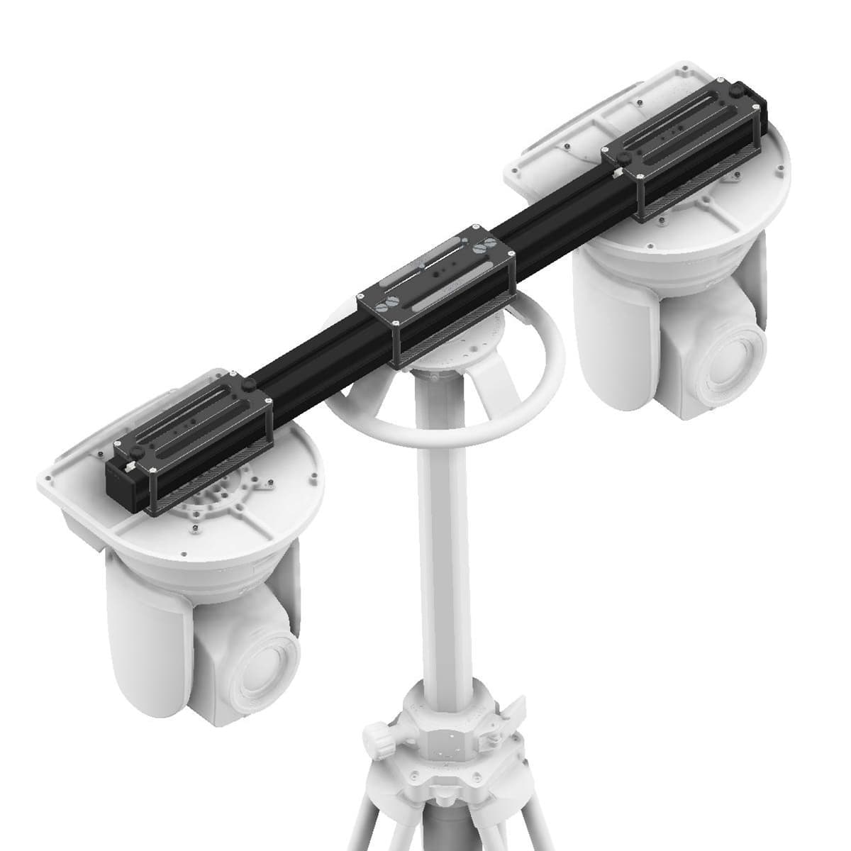 Cartoni APTZ001 PTZ T-Bar Support for Three Cameras - view 2
