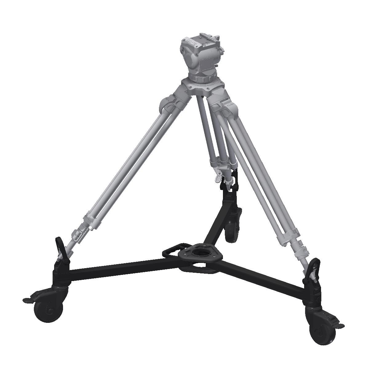 Cartoni Standard Dolly - 100mm single wheels (D844) - view 4