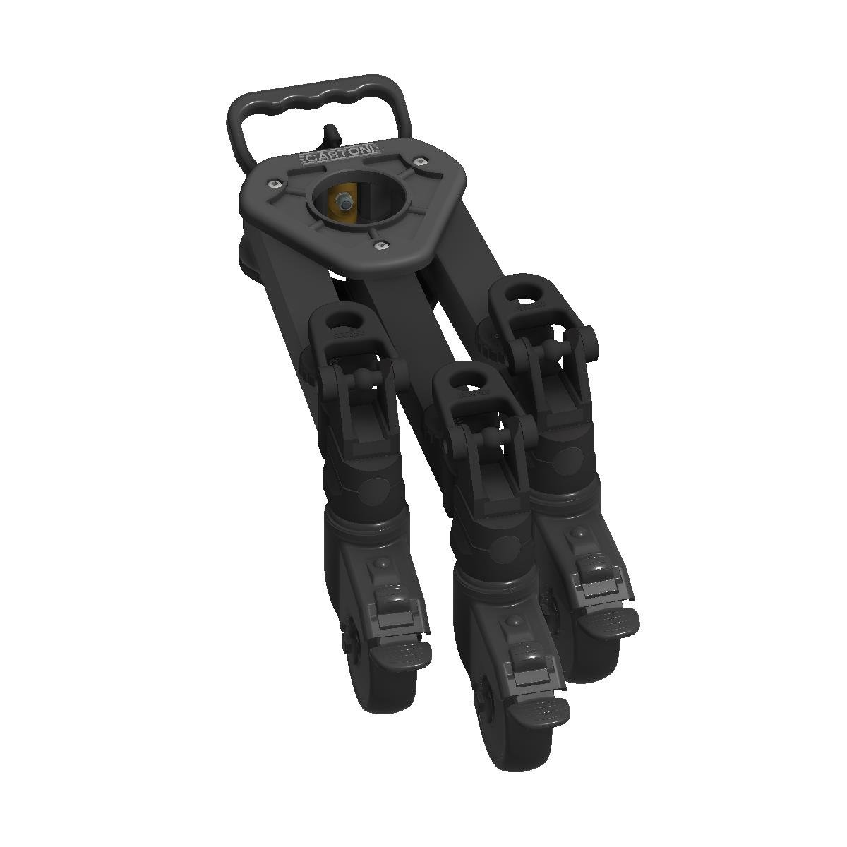 Cartoni Extendable Standard Dolly - 100mm single wheel (D844/A) - view 3