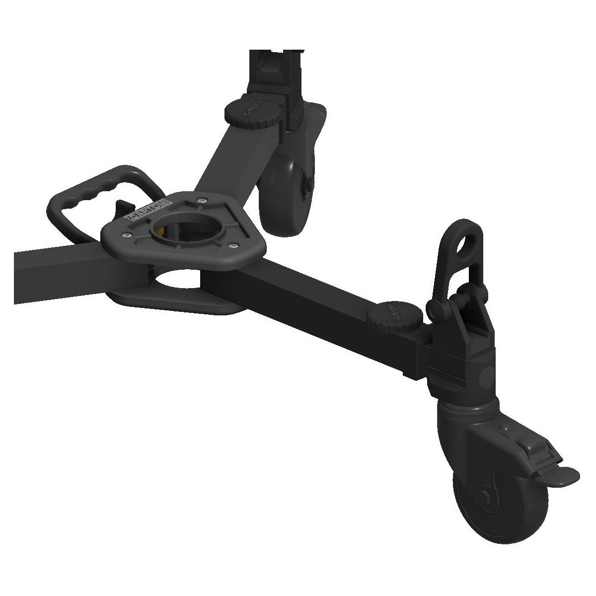 Cartoni Extendable Standard Dolly - 100mm single wheel (D844/A) - view 5
