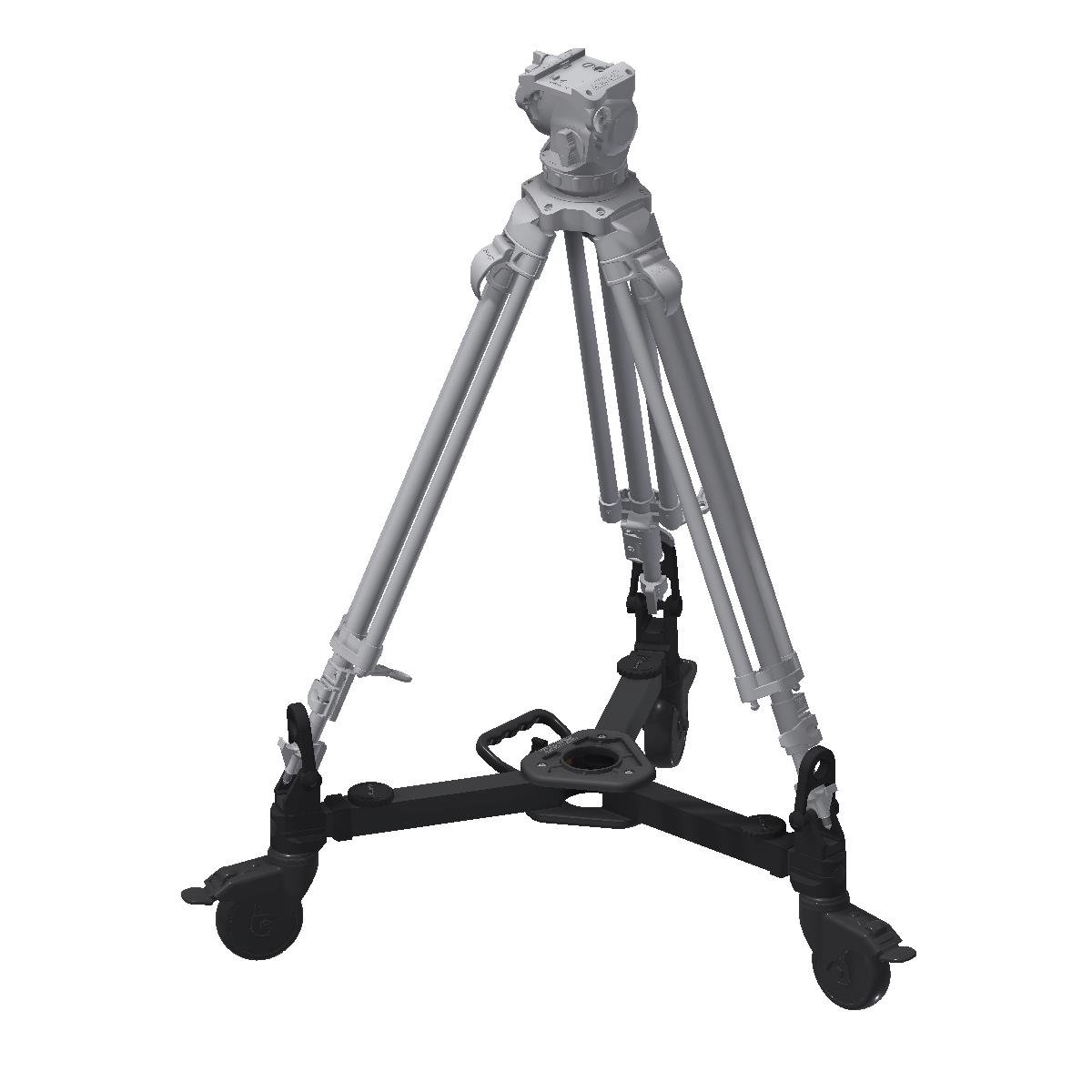 Cartoni Extendable Standard Dolly - 100mm single wheel (D844/A) - view 6