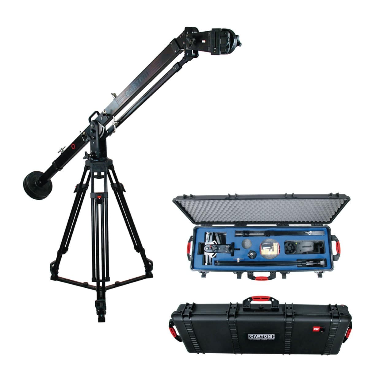 Cartoni Jibo Fluid Action w/ Case (KJ103) - view 2