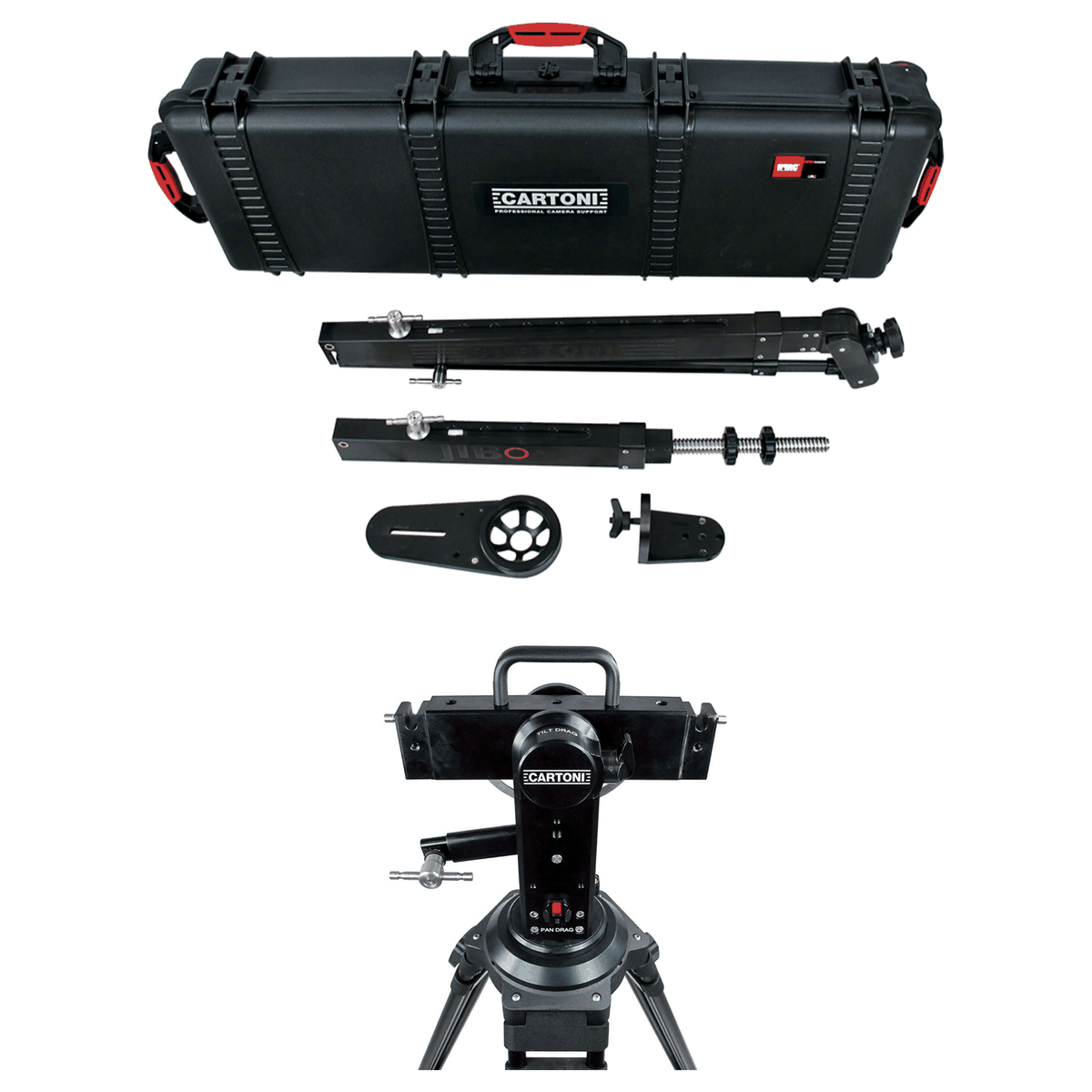 Cartoni Jibo Fluid Action w/ Case (KJ103)