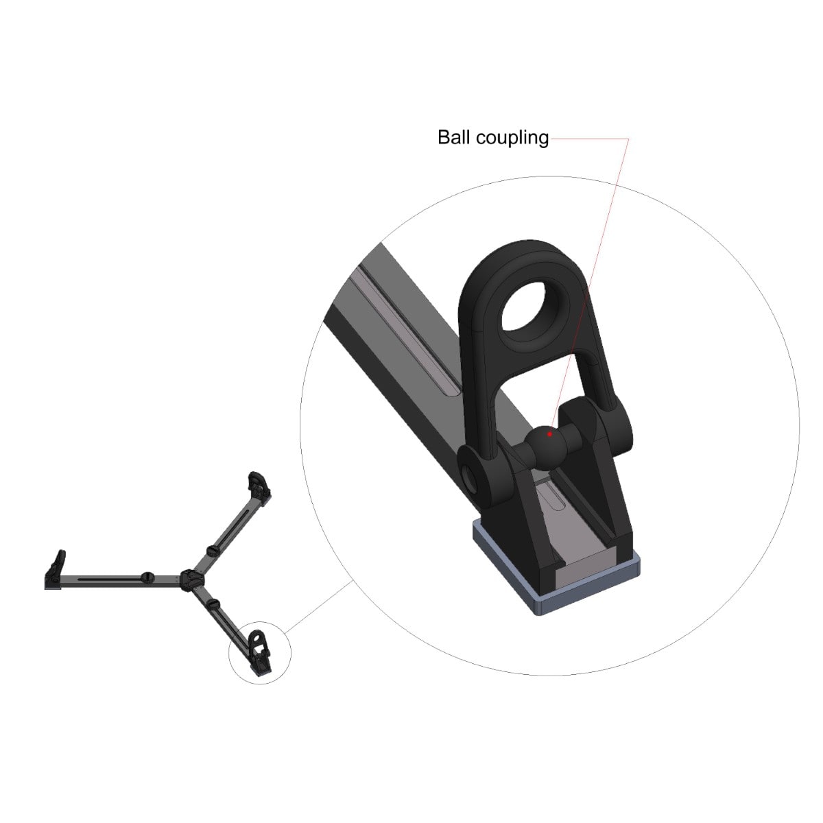 Cartoni Ground Spreader Standard (S832) - view 2