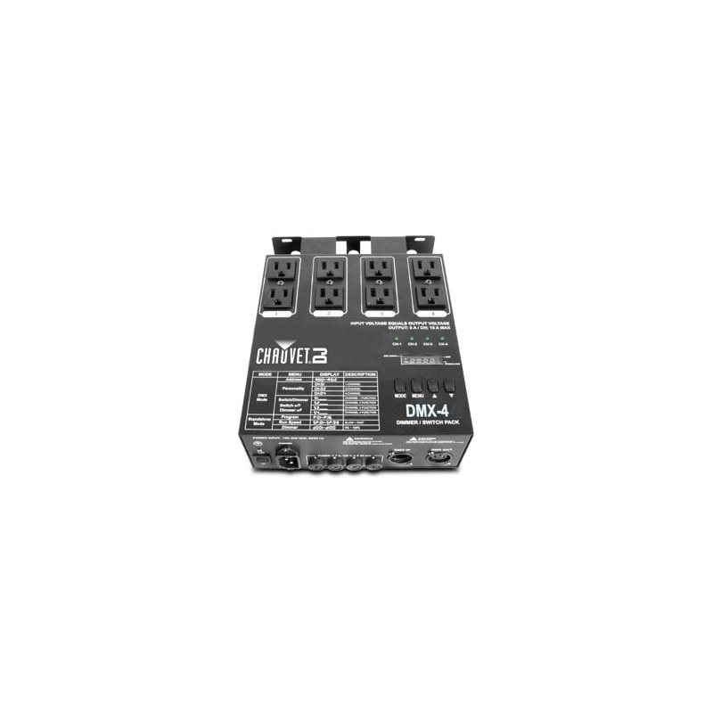 DMX-4 4-Channel Dimmer/Relay Pack