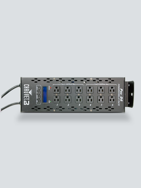 Pro-D6 DMX Dimmer/Relay Pack