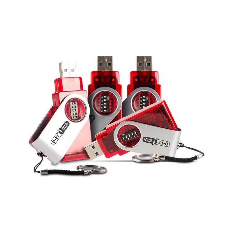 D-Fi USB 4-Pack Wireless USB DMX Transceiver, 4-Pack