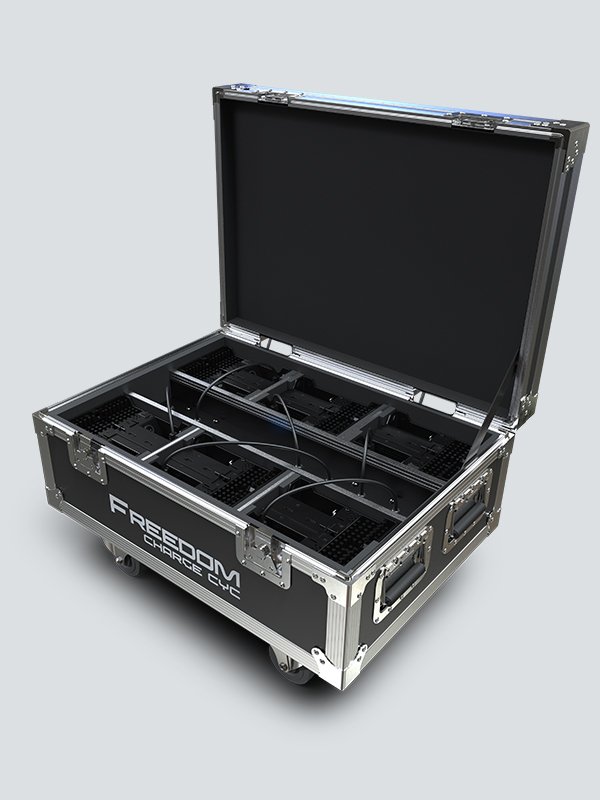 Chauvet DJ Freedom Charge Cyc Charging Road Case for Freedom Cyc, Holds 6 - view 4