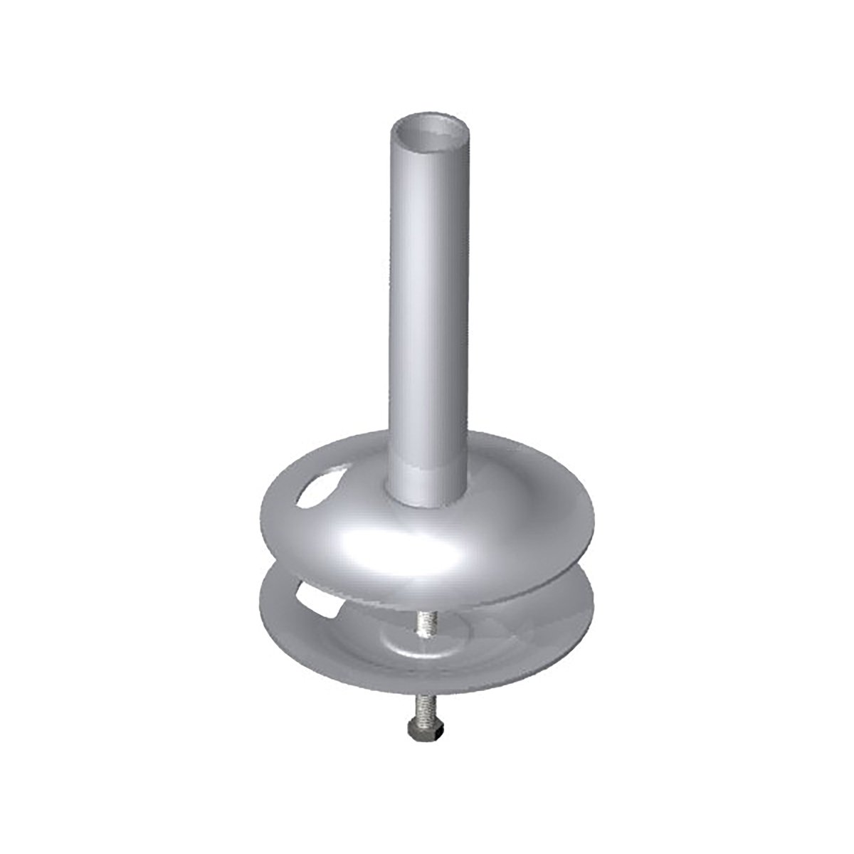 Chief KTA1000S Pole-Mount Grommet Accessory Silver - view 2