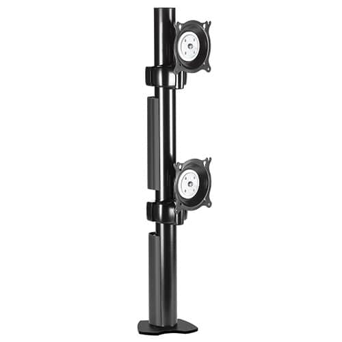 Chief KTC230B Dual Vertical Desk Clamp Mount