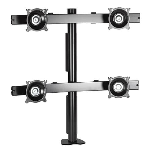 Chief KTC440B Widescreen Quad Monitor Desk Clamp Mount