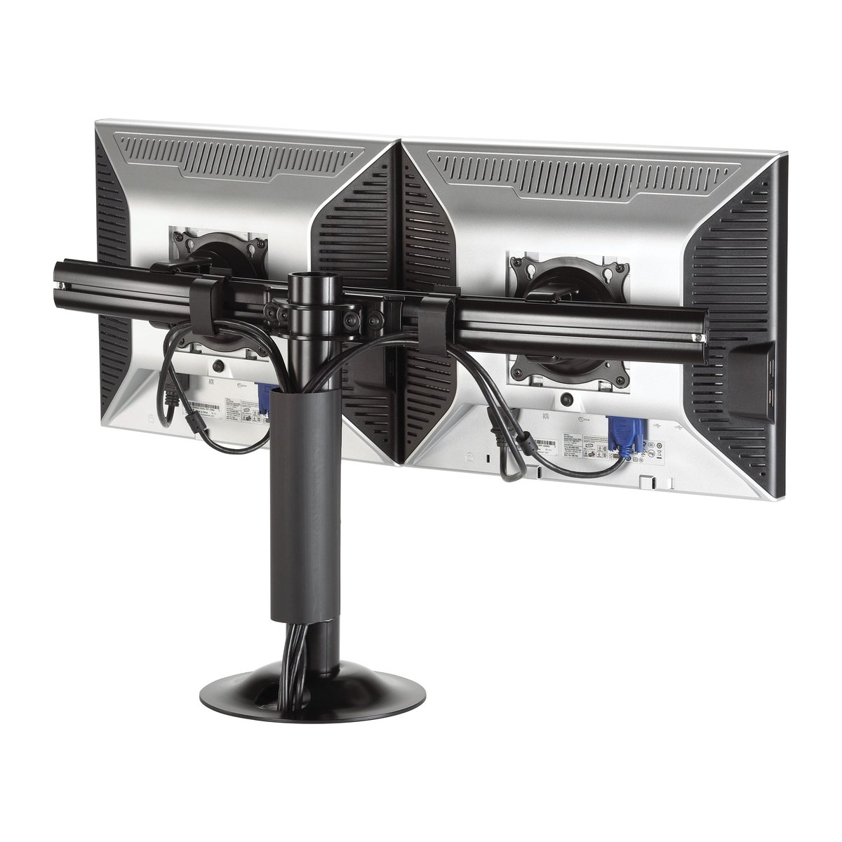 Chief KTG220B Dual Horizontal Grommet Mount Black - view 4