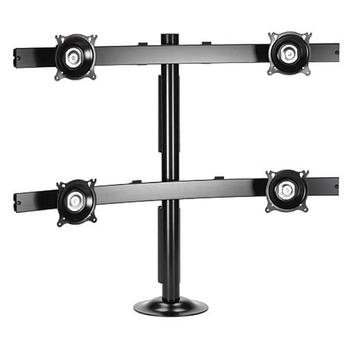 Chief KTG445B Widescreen Quad Monitor Grommet Mount product image