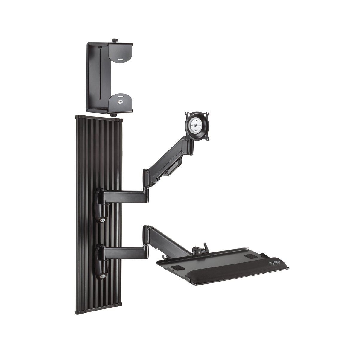 Chief KWT110B All-in-One Monitor Workstation Wall Mount - view 2