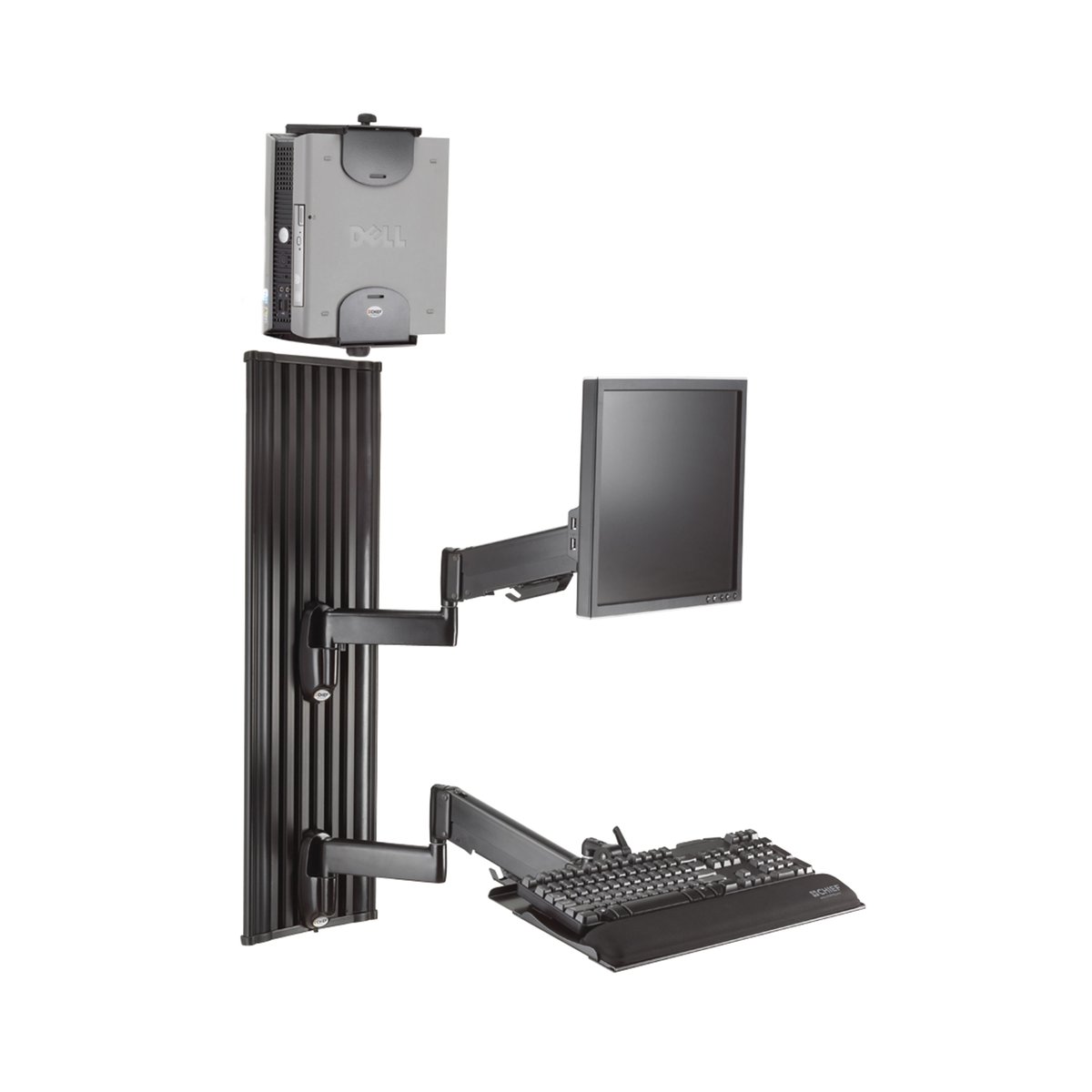 Chief KWT110B All-in-One Monitor Workstation Wall Mount - view 3