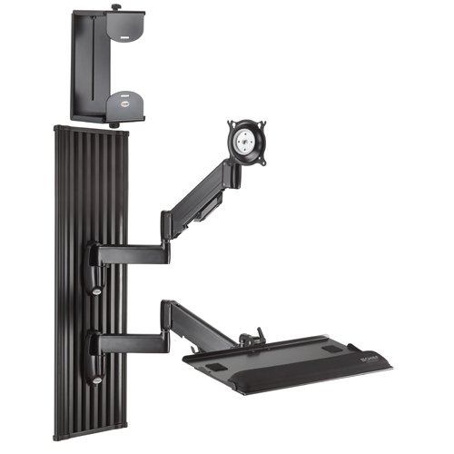 Chief KWT110B All-in-One Monitor Workstation Wall Mount
