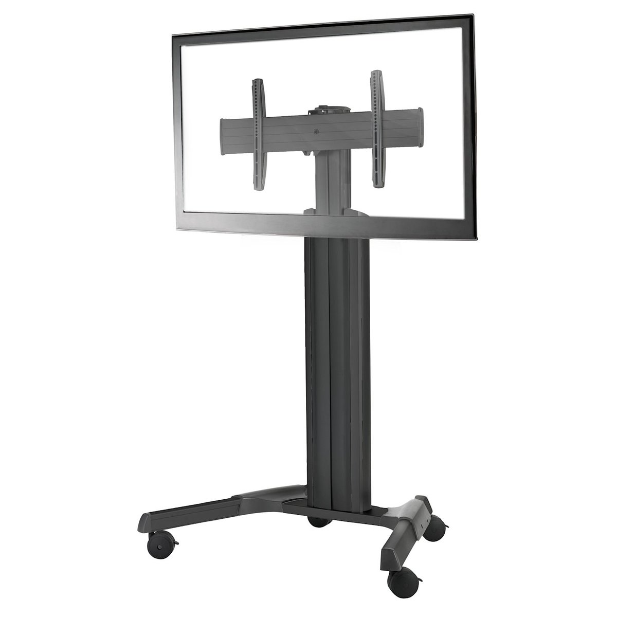 Chief LPAUB Large Fusion Manual Height Adjustable Mobile AV Cart Black - view 2
