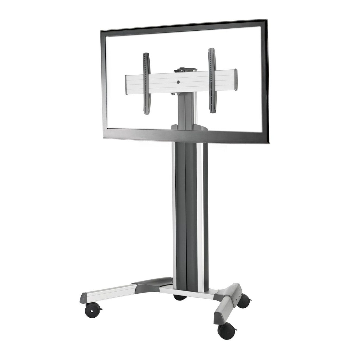 Chief LPAUS Large Fusion Manual Height Adjustable Mobile AV Cart Silver - view 3