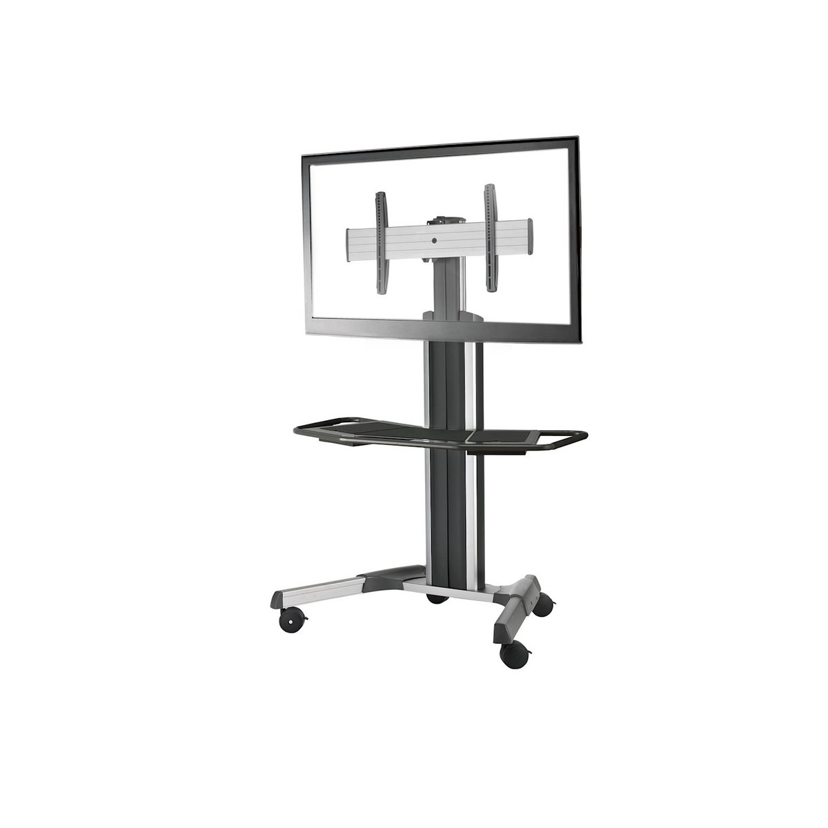 Chief LPAUS Large Fusion Manual Height Adjustable Mobile AV Cart Silver - view 4