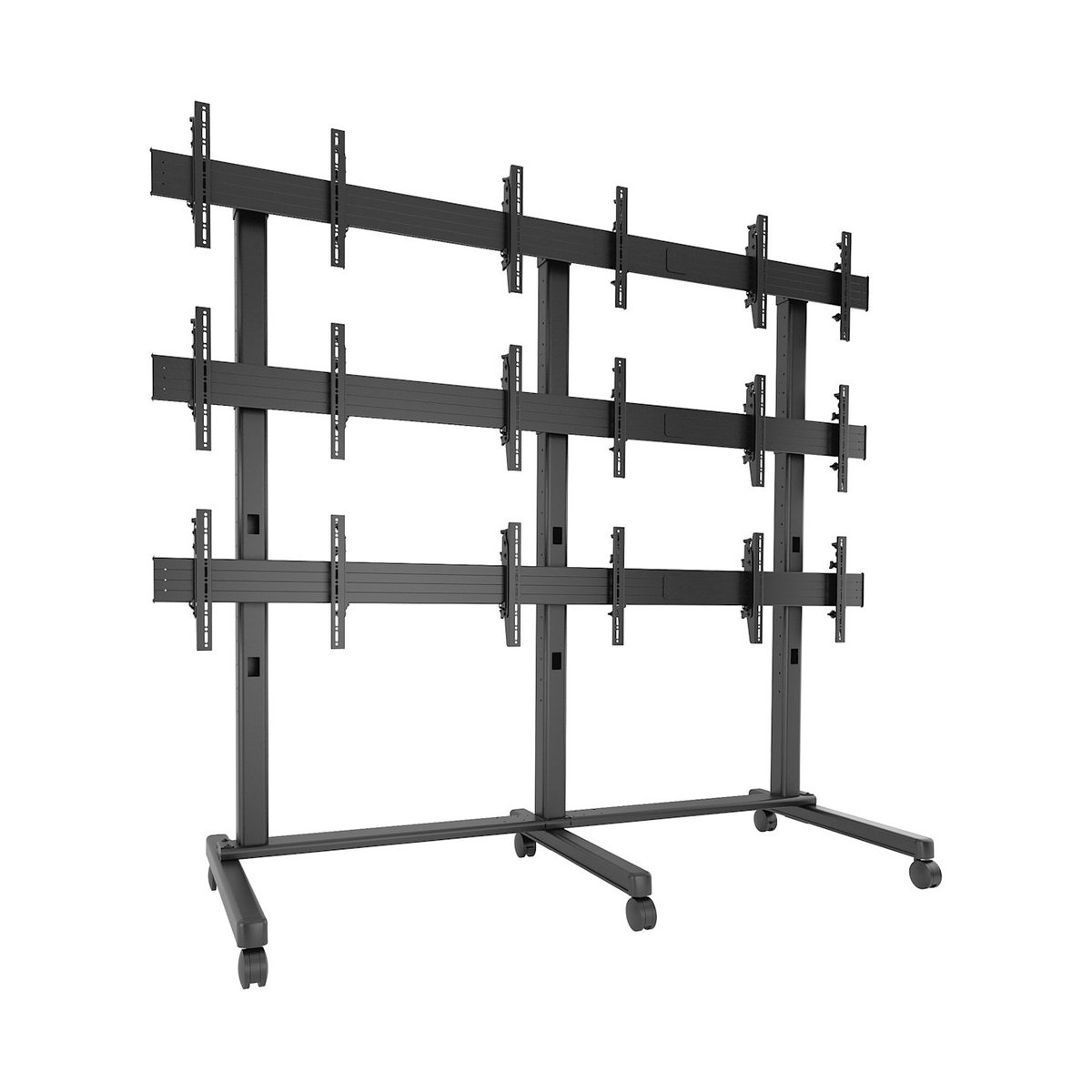 Chief LVM3X3U Fusion 3x3 Micro-Adjustable Large Freestanding Video Wall Cart - view 5