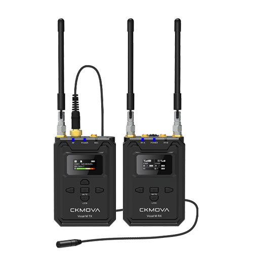 CKMOVA Vocal M V1 UHF Lavalier Wireless Microphone System with Recorder product image