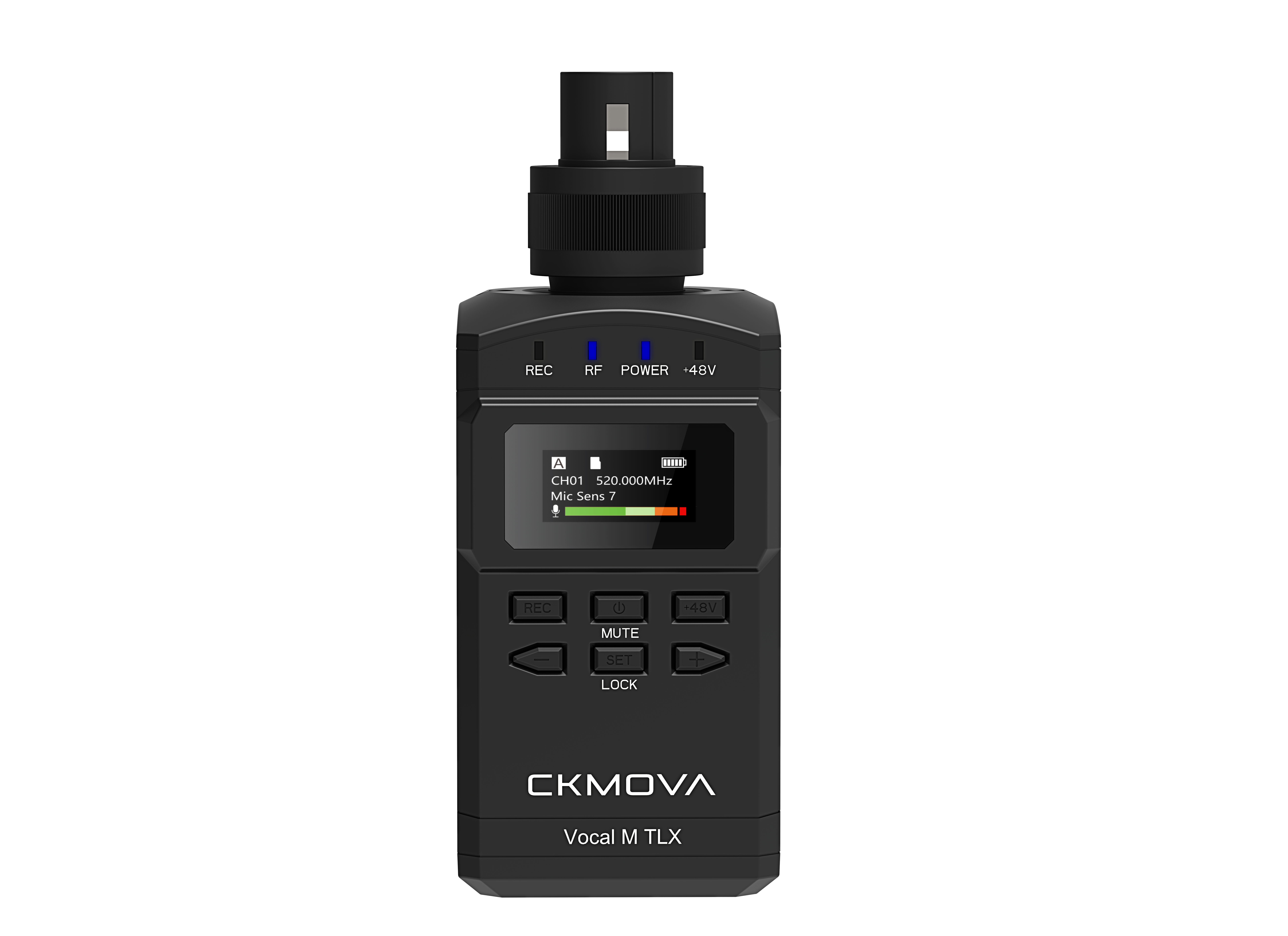 CKMOVA Vocal M V3 UHF Plug-On Wireless Microphone System with Recorder - view 3