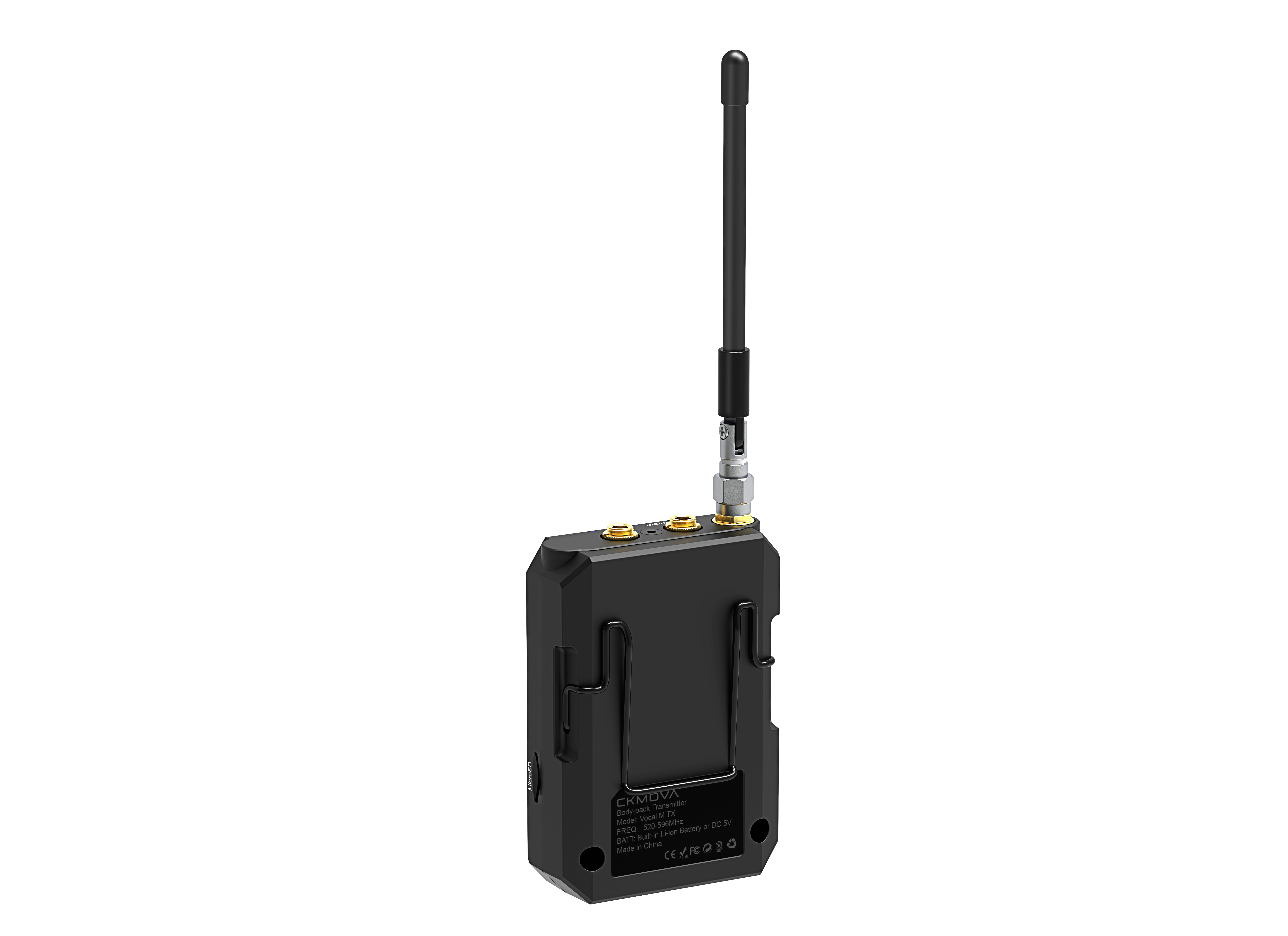 CKMOVA Vocal M V4 Wireless Dual System w/Lavalier & Plug-on Transmitter - view 2