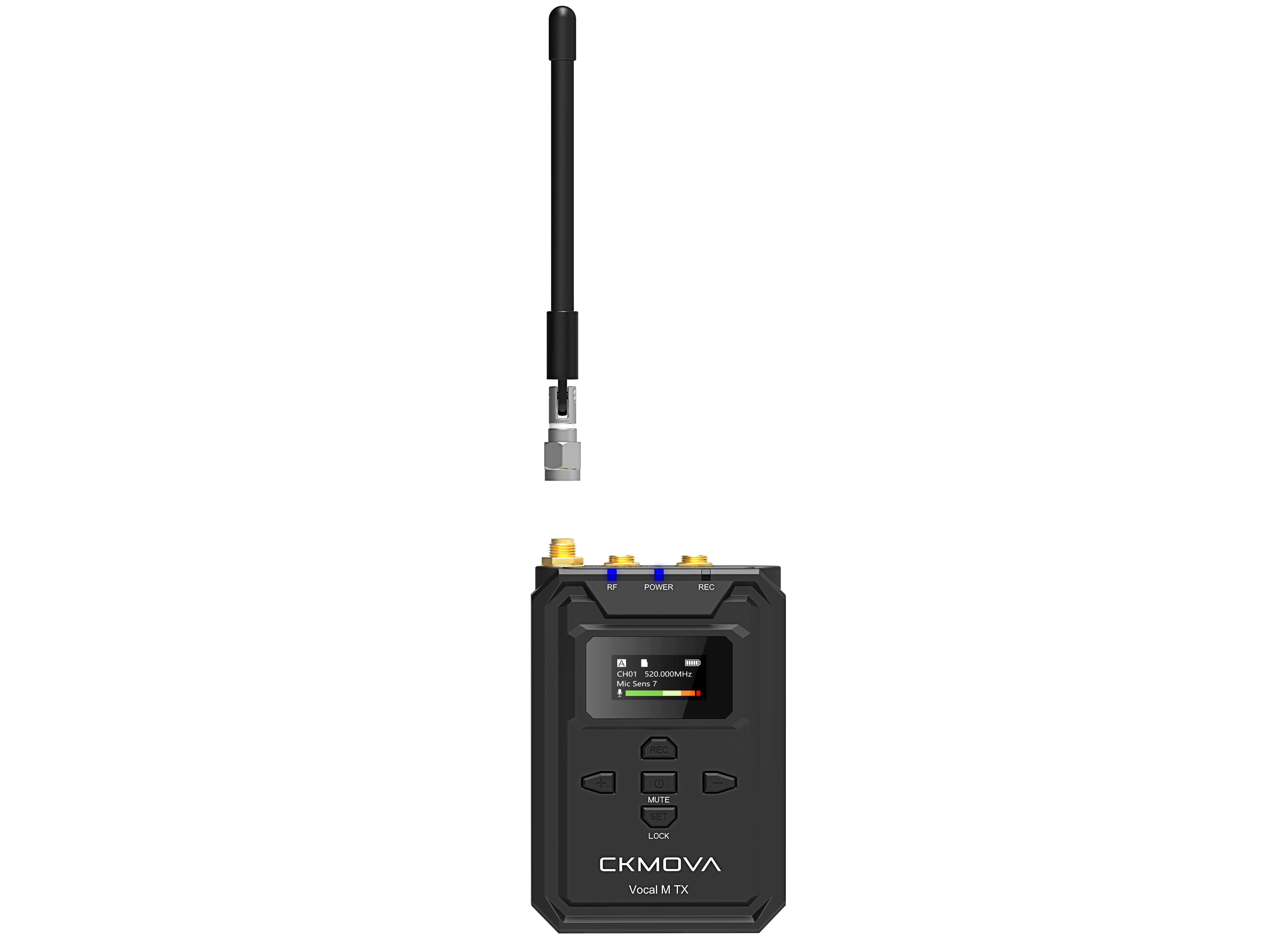 CKMOVA Vocal M V4 Wireless Dual System w/Lavalier & Plug-on Transmitter - view 7