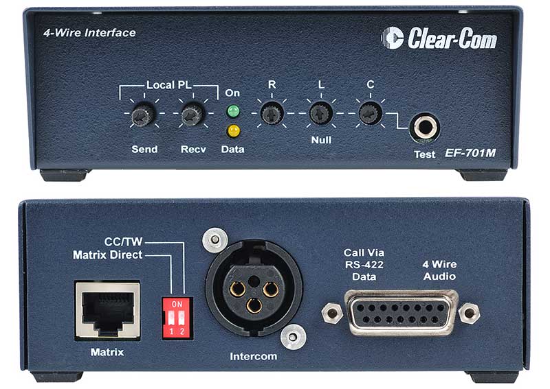 Clear-Com EF-701M Interface