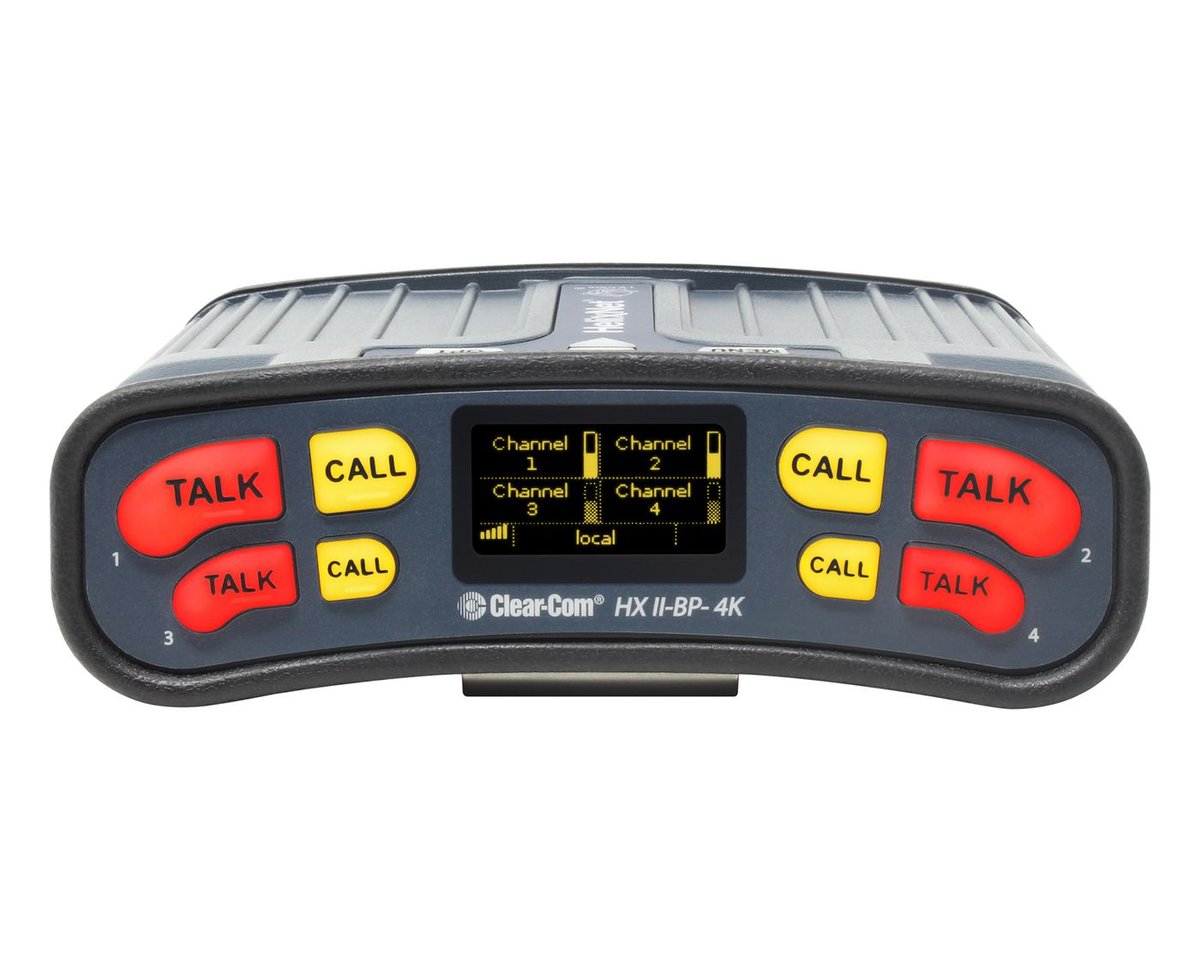 Clear-Com HXII-BP-4K HelixNet 4-Channel Digital Beltpack - view 2