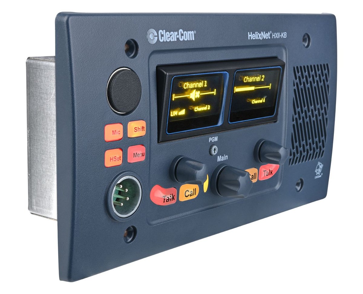Clear-Com HXII-KB HelixNet 4-Channel Digital Speaker Station - view 3