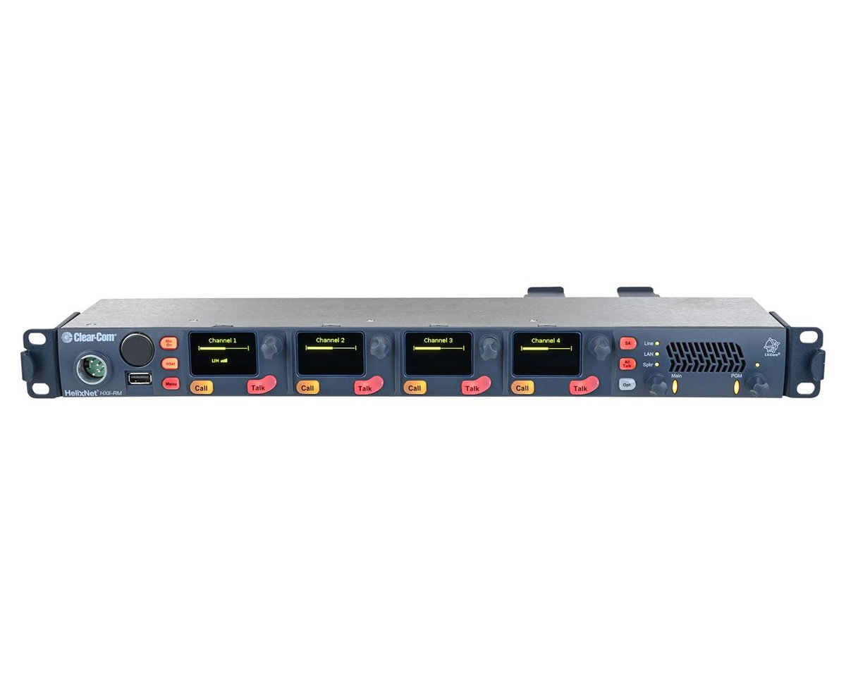 Clear-Com HXII-RM HelixNet 4-Channel 1RU Remote Station - view 2