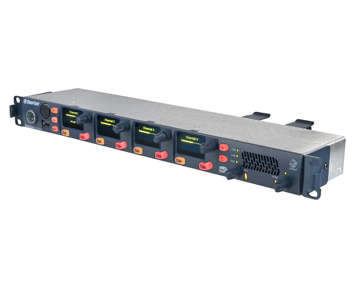 Clear-Com HXII-RM HelixNet 4-Channel 1RU Remote Station - view 5