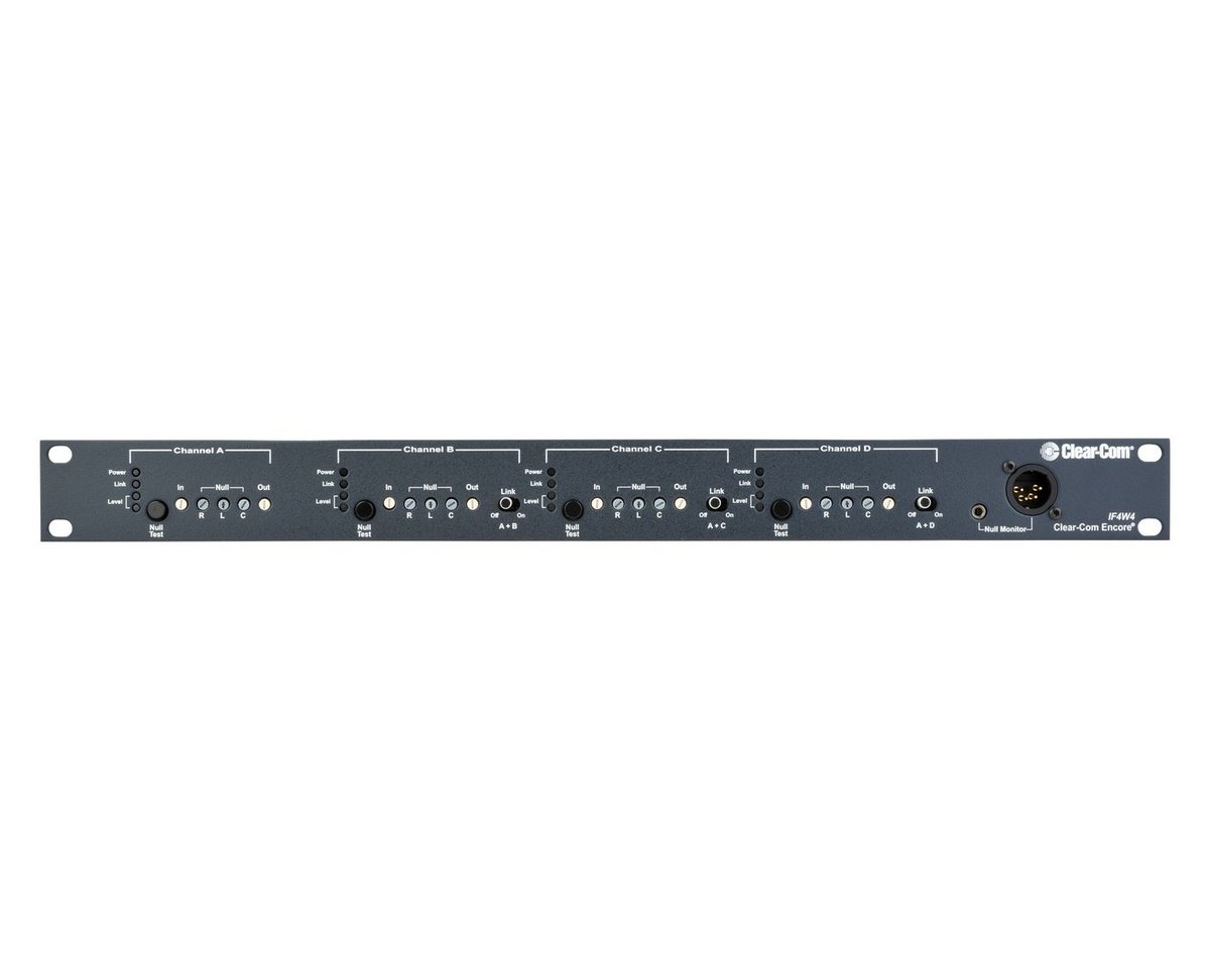 Clear-Com IF4W44-Channel 4-Wire to Partyline Interface product image
