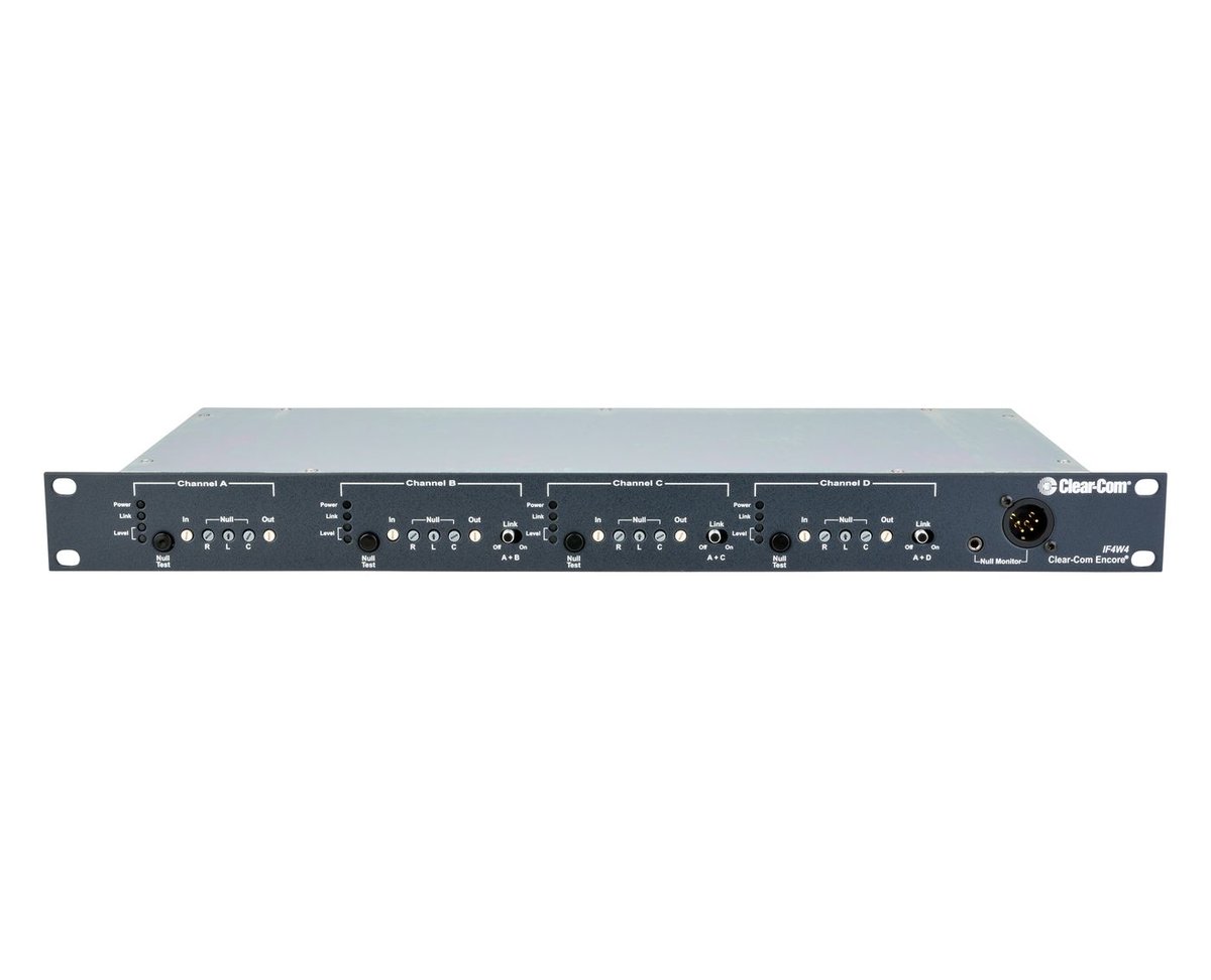 Clear-Com IF4W44-Channel 4-Wire to Partyline Interface - view 2