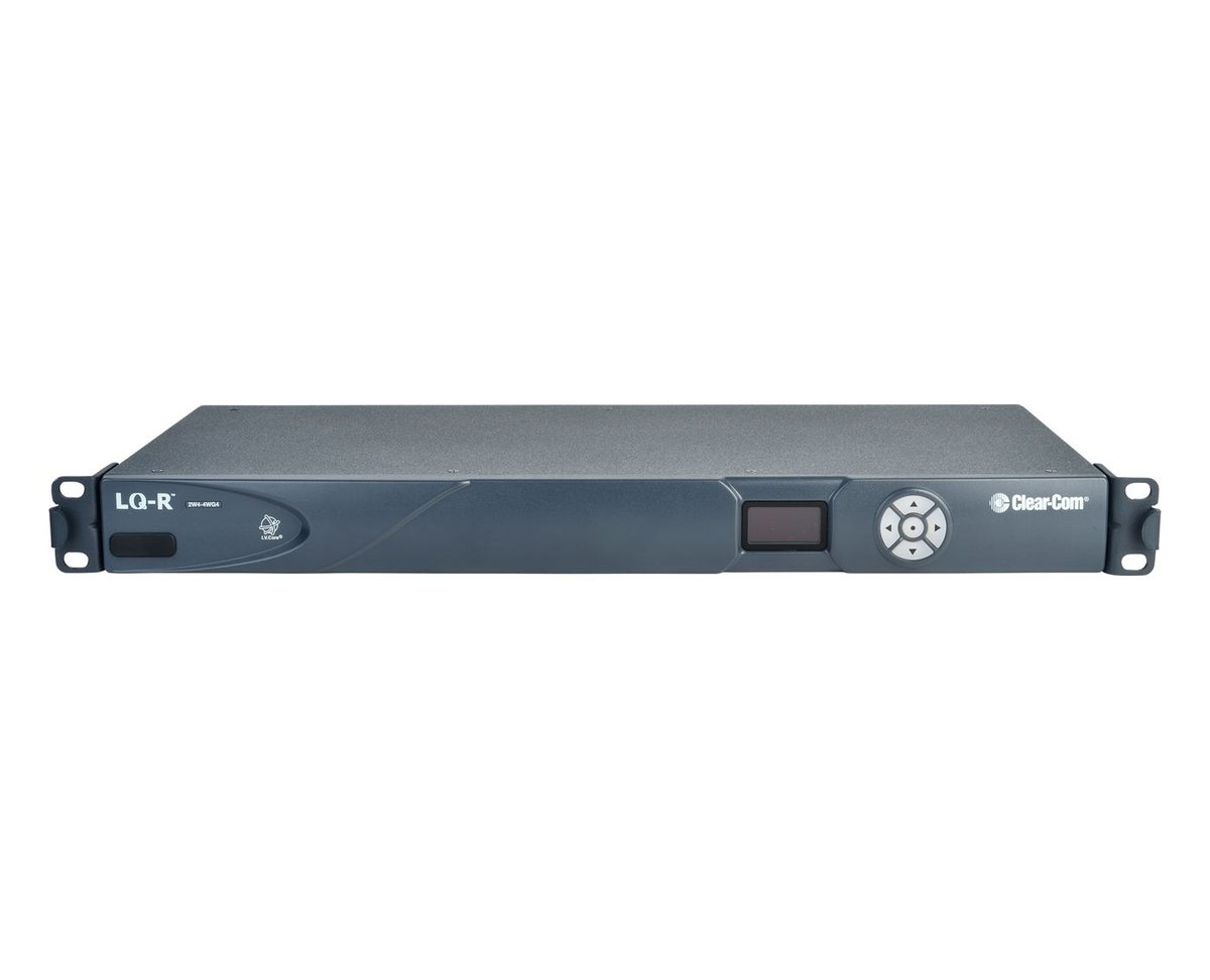 Clear-Com LQ-R2W4-4WG4 LQ Series 8-Port 1RU Partyline and 4-Wire IP Interface with GPIO - view 2