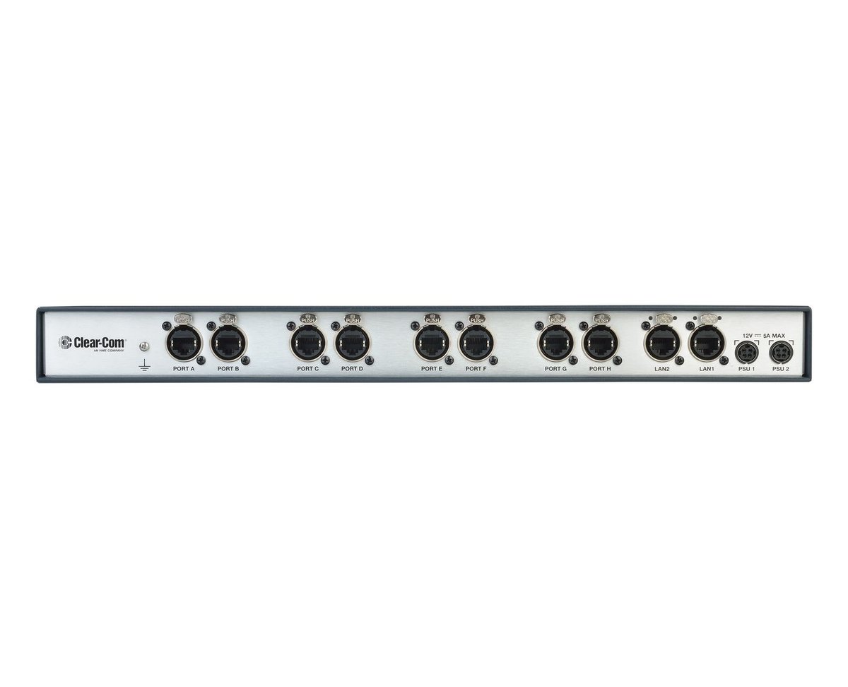 Clear-Com LQ-R4W8 LQ Series 8-Port 4-Wire 1RU IP Interface - view 7