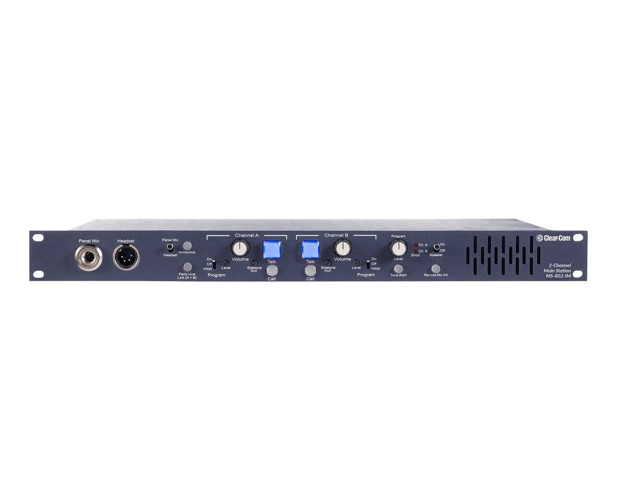 Clear-Com MS-802-IM 2-Channel Marine Partyline Main Station - view 2