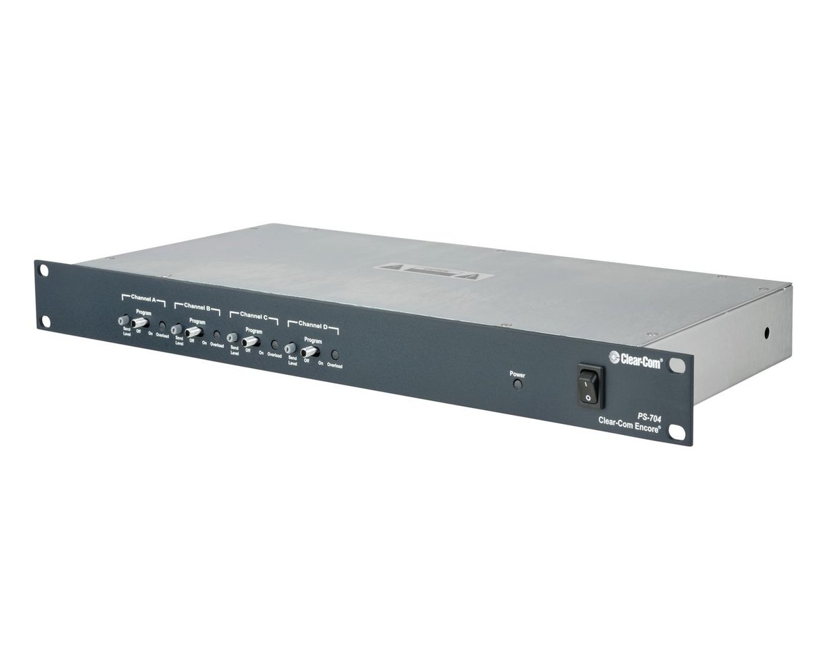 Clear-Com PS-704 4-Channel Rack Mount Power Supply - view 3