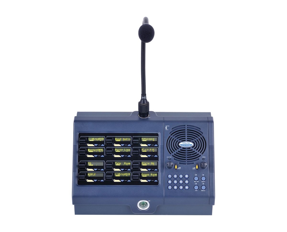 Clear-Com V12LDD V-Series 12-Key Lever Desktop Panel product image