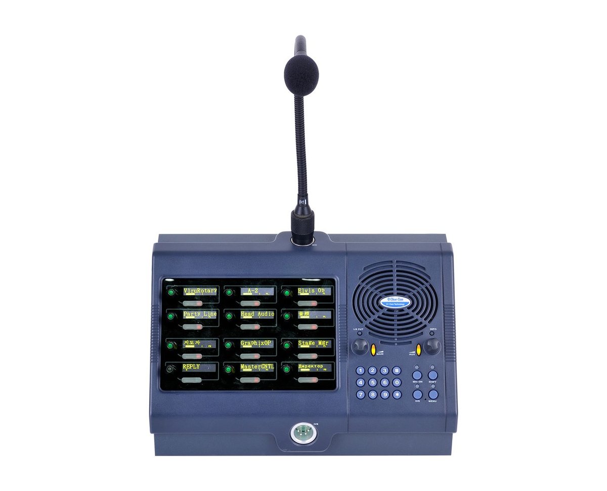 Clear-Com V12RDD V-Series 12-Key Rotary Desktop Panel product image