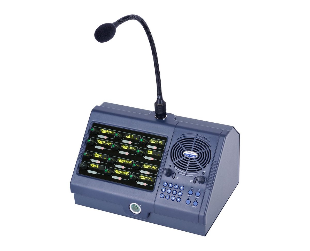 Clear-Com V12RDD V-Series 12-Key Rotary Desktop Panel - view 2