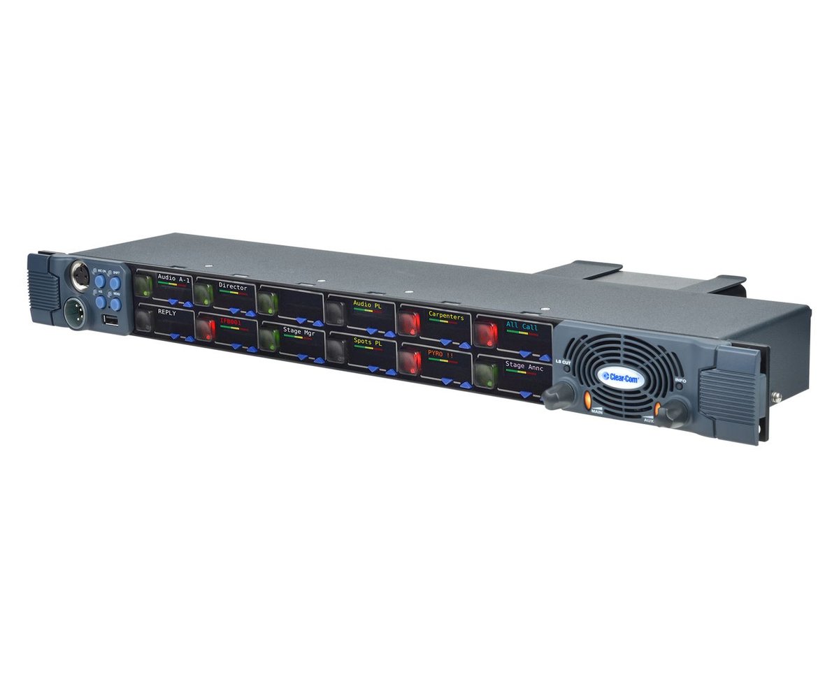 Clear-Com VI-PNLB-12P V-Series IrisX 12-Key 1RU Pushbutton Panel - view 4